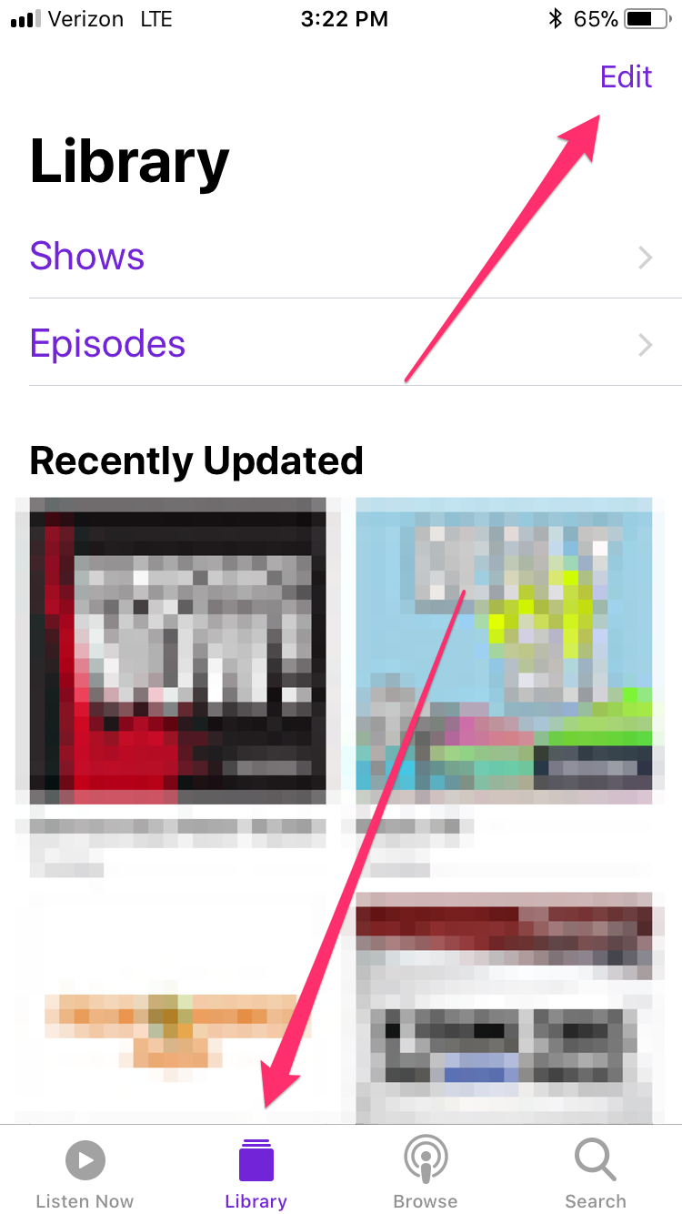 Open Apple Podcast